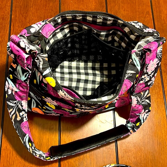 JuJuBe Be 3 Bag Set | Black & Bloom Hobobe - Picture 4 of 12